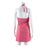 LACOSTE Womens Mini Dress Pink Sleeveless Short S