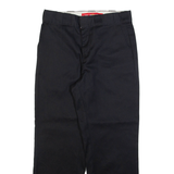 DICKIES Workwear Womens Trousers Black Regular Straight W28 L26