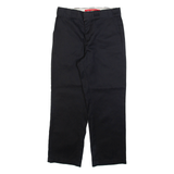 DICKIES Workwear Womens Trousers Black Regular Straight W28 L26