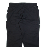 DICKIES Cargo Mens Trousers Black Regular Straight W40 L32