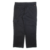 DICKIES Cargo Mens Trousers Black Regular Straight W36 L28