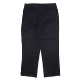 DICKIES Mens Trousers Black Regular Straight W38 L32