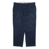 DICKIES 874 Workwear Mens Trousers Blue Regular Straight W40 L30