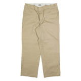 DICKIES 874 Workwear Mens Trousers Beige Regular Straight W36 L29