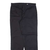 DICKIES Mens Trousers Black Regular Straight W32 L32