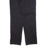 DICKIES Mens Trousers Black Regular Straight W32 L32