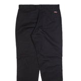 DICKIES Mens Trousers Black Regular Straight W32 L32