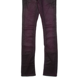 DIESEL Womens Trousers Maroon Slim Skinny W28 L32