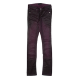 DIESEL Womens Trousers Maroon Slim Skinny W28 L32