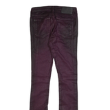 DIESEL Womens Trousers Maroon Slim Skinny W28 L32