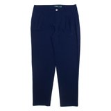 LAUREN RALPH LAUREN Womens Trousers Blue Relaxed Tapered W28 L27