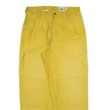JACK WOLFSKIN Womens Trousers Yellow Relaxed Tapered W32 L31