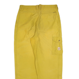 JACK WOLFSKIN Womens Trousers Yellow Relaxed Tapered W32 L31