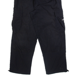 ADIDAS Cargo Mens Trousers Black Relaxed Straight W28 L27