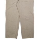 CARHARTT Carpenter Mens Trousers Grey Relaxed Straight W40 L32