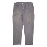 CARHARTT Mens Trousers Grey Relaxed Straight W40 L32