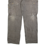 CARHARTT Carpenter Mens Trousers Green Relaxed Straight W38 L34