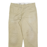 DICKIES 874 Workwear Mens Trousers Beige Regular Straight W34 L30