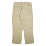 DICKIES 874 Workwear Mens Trousers Beige Regular Straight W34 L30