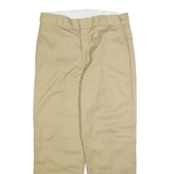 DICKIES Lined Mens Trousers Beige Relaxed Straight W34 L29