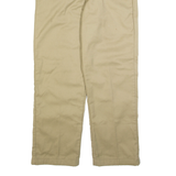 DICKIES Lined Mens Trousers Beige Relaxed Straight W34 L29