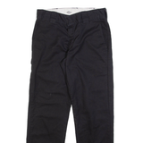 DICKIES Mens Trousers Black Slim Tapered W28 L29