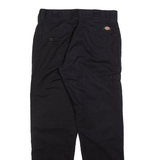 DICKIES Mens Trousers Black Slim Tapered W28 L29