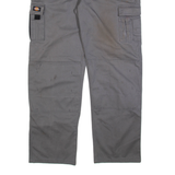 DICKIES Carpenter Mens Trousers Grey Relaxed Straight W38 L34