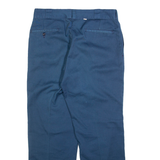 DICKIES Mens Trousers Blue Regular Straight W32 L28
