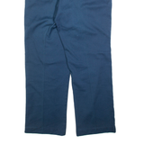DICKIES Mens Trousers Blue Regular Straight W32 L28