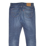 LEVI'S 512 BIG E Jeans Mens Blue Slim Tapered Stone Wash W34 L34
