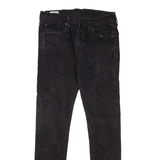 LEVI'S 519 BIG E Jeans Mens Black Slim Skinny W28 L32