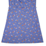 CHANTAL Womens A-Line Dress Blue Fair Isle Sleeveless Midi M