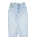 WILD CLOTHING Womens Jeans Blue Regular Tapered 90s Stone Wash W24 L30