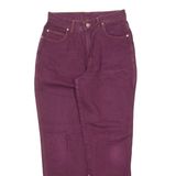 RED PIPE Womens Jeans Maroon Relaxed Tapered 90s W28 L30