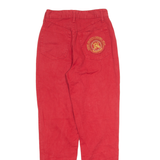 Womens Jeans Red Regular Tapered 90s W26 L30