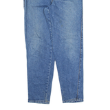 GARRY Indigo Womens Jeans Blue Regular Tapered Stone Wash W28 L30