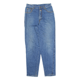 GARRY Indigo Womens Jeans Blue Regular Tapered Stone Wash W28 L30
