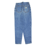 GARRY Indigo Womens Jeans Blue Regular Tapered Stone Wash W28 L30