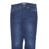 7 FOR ALL MANKIND Womens Jeans Blue Slim Skinny Stone Wash W32 L27