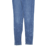 LEVI'S 710 Womens Jeans Blue Slim Skinny Acid Wash W29 L32