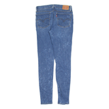 LEVI'S 710 Womens Jeans Blue Slim Skinny Acid Wash W29 L32