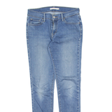 LEVI'S 710 Womens Jeans Blue Slim Skinny Stone Wash W28 L29