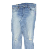 POLO RALPH LAUREN Distressed Womens Jeans Blue Slim Skinny Stone Wash W30 L30