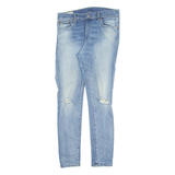 POLO RALPH LAUREN Distressed Womens Jeans Blue Slim Skinny Stone Wash W30 L30