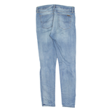 POLO RALPH LAUREN Distressed Womens Jeans Blue Slim Skinny Stone Wash W30 L30