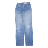 LEVI'S Wash Em' Hot Distressed Womens Jeans Blue Straight 90s W24 L32