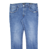 GUESS Vermont Mens Jeans Blue Slim Straight Stone Wash W38 L34