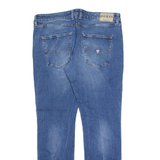 GUESS Vermont Mens Jeans Blue Slim Straight Stone Wash W38 L34