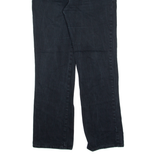LORENZO Womens Jeans Black Regular Straight 90s W28 L30
